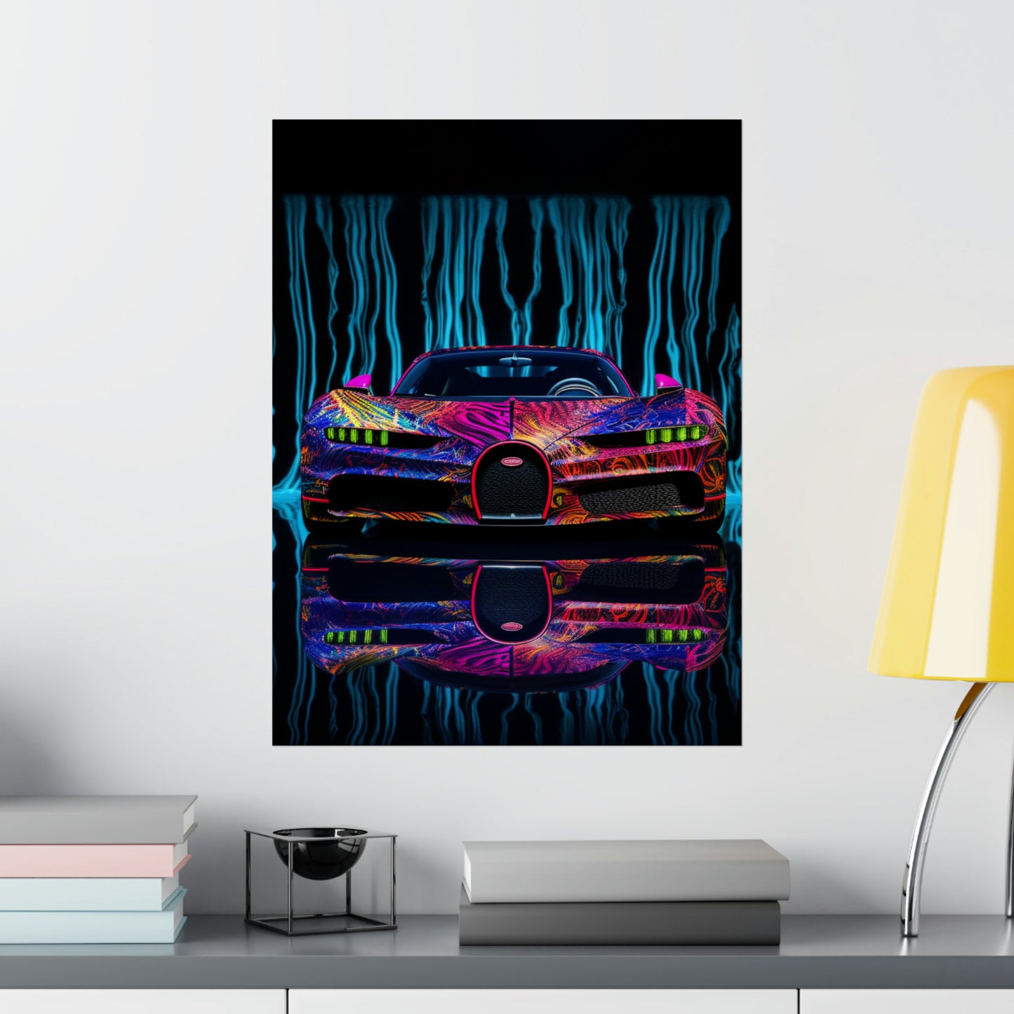 Premium Matte Vertical Posters Bugatti Water 3