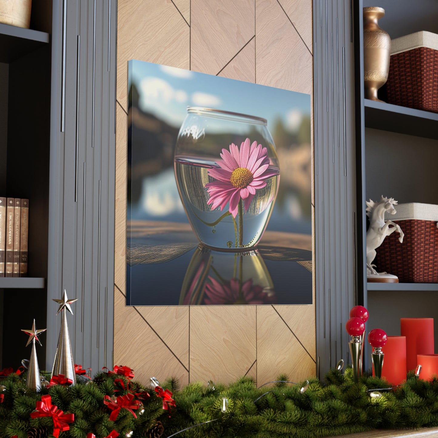 Canvas Gallery Wraps Pink Daisy 3