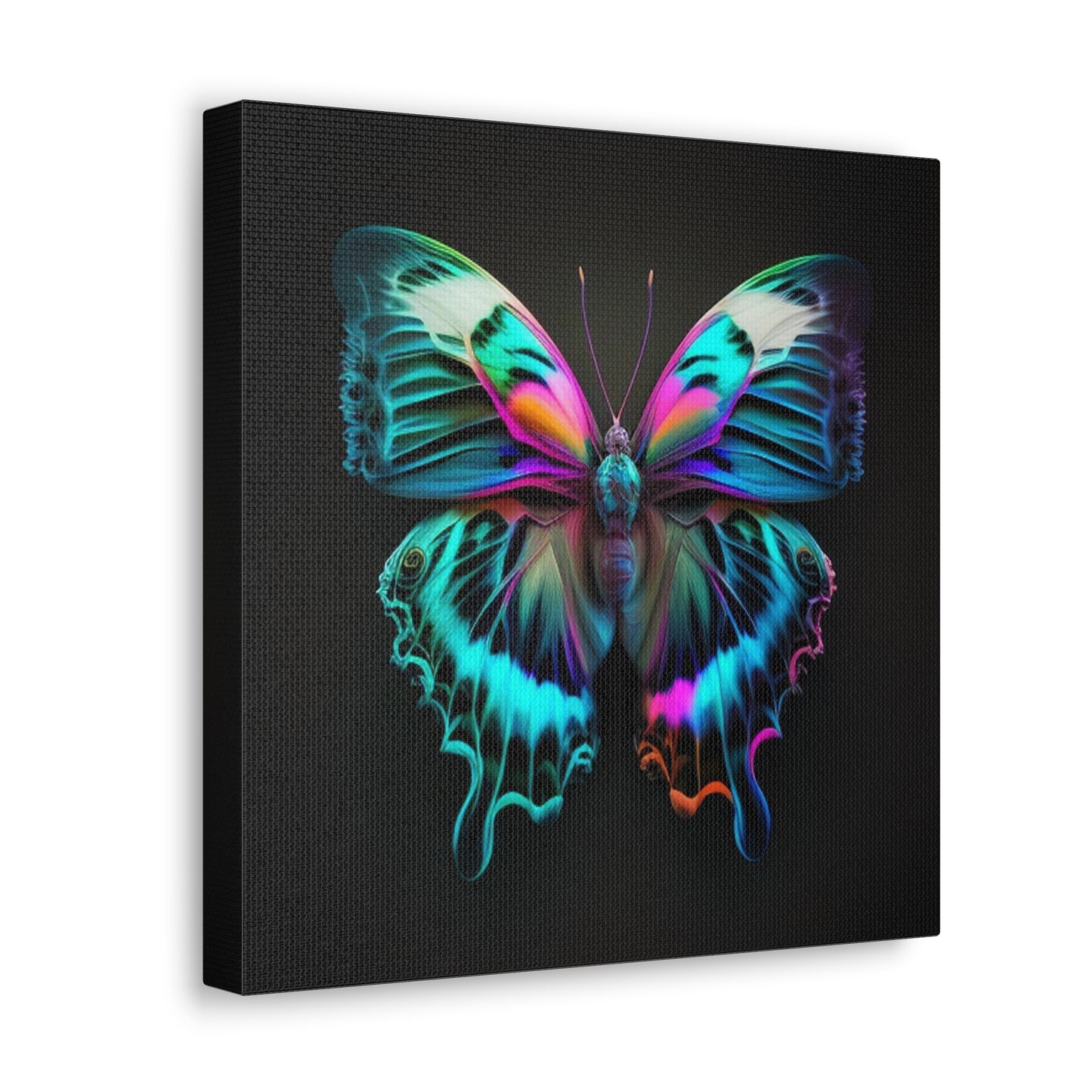 Canvas Gallery Wraps Neon Butterfly Fusion 4