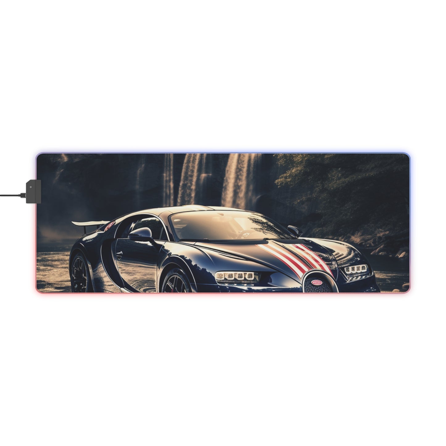 LED Gaming Mouse Pad Bugatti Waterfall 2