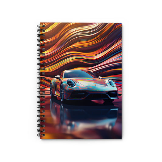 Spiral Notebook - Ruled Line Porsche Water Fusion 1