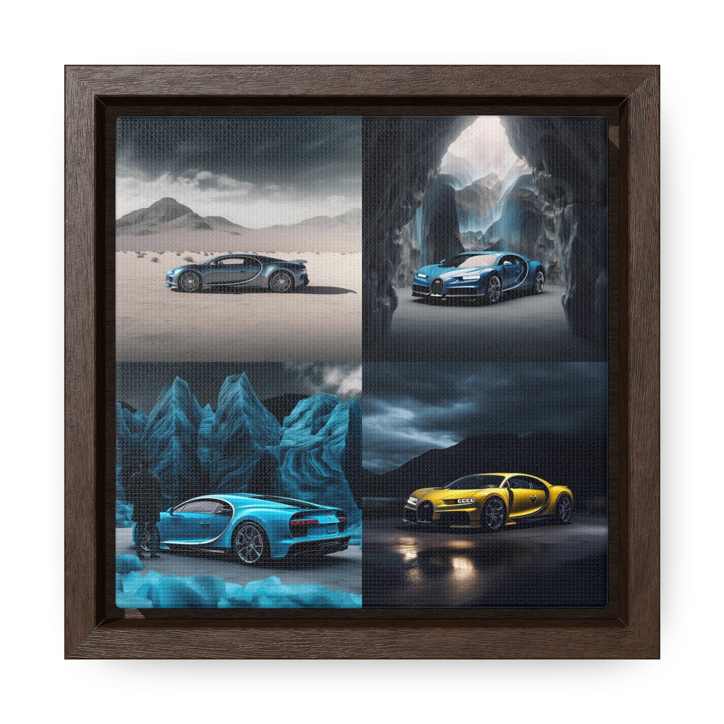 Gallery Canvas Wraps, Square Frame Bugatti Real Look 5