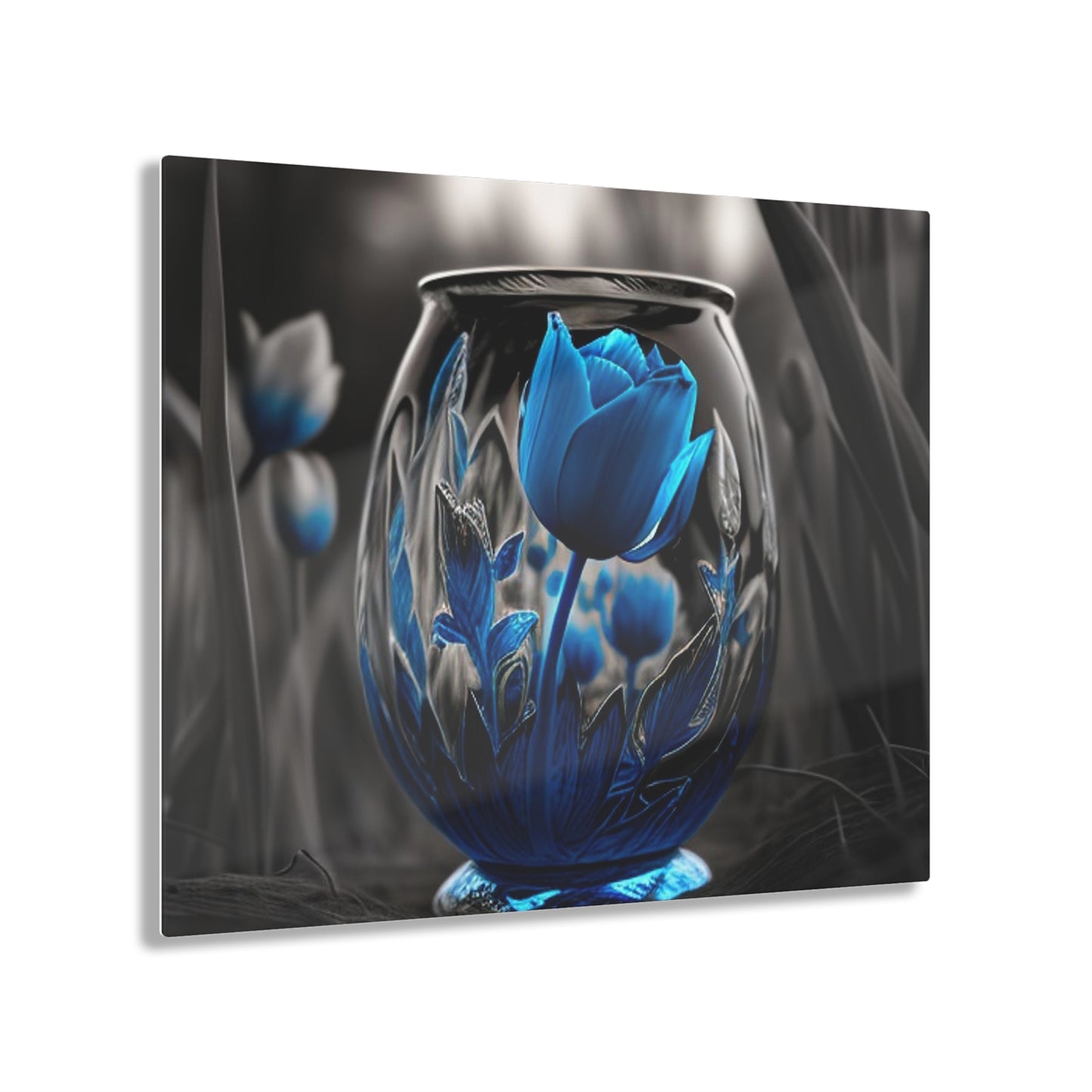 Acrylic Prints Tulip Blue 2