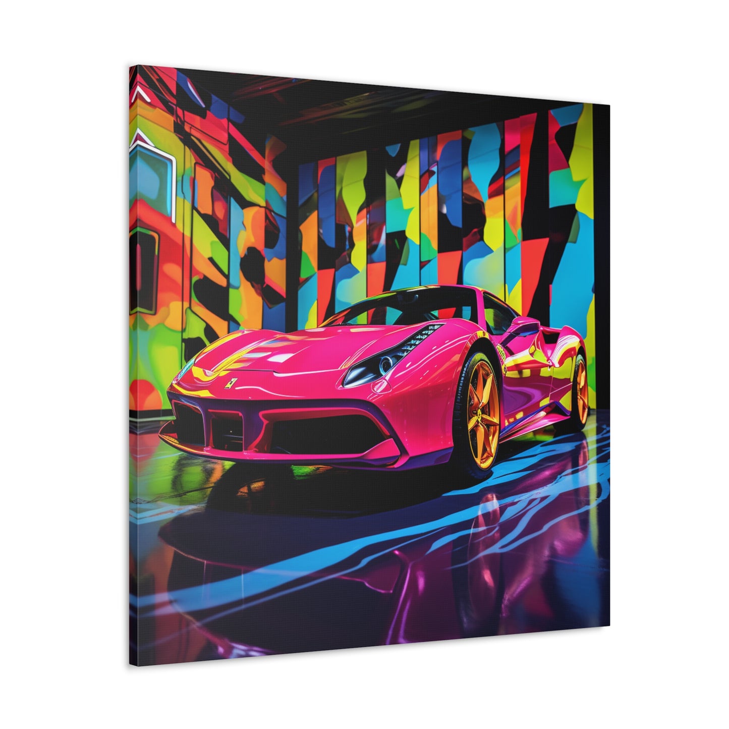 Canvas Gallery Wraps Ferrari Flair Macro 1