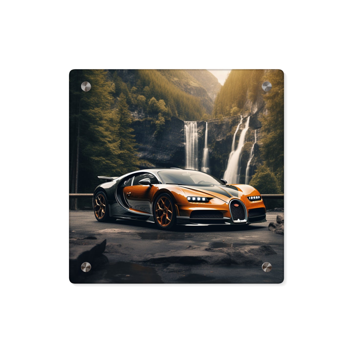 Acrylic Wall Art Panels Bugatti Waterfall 3