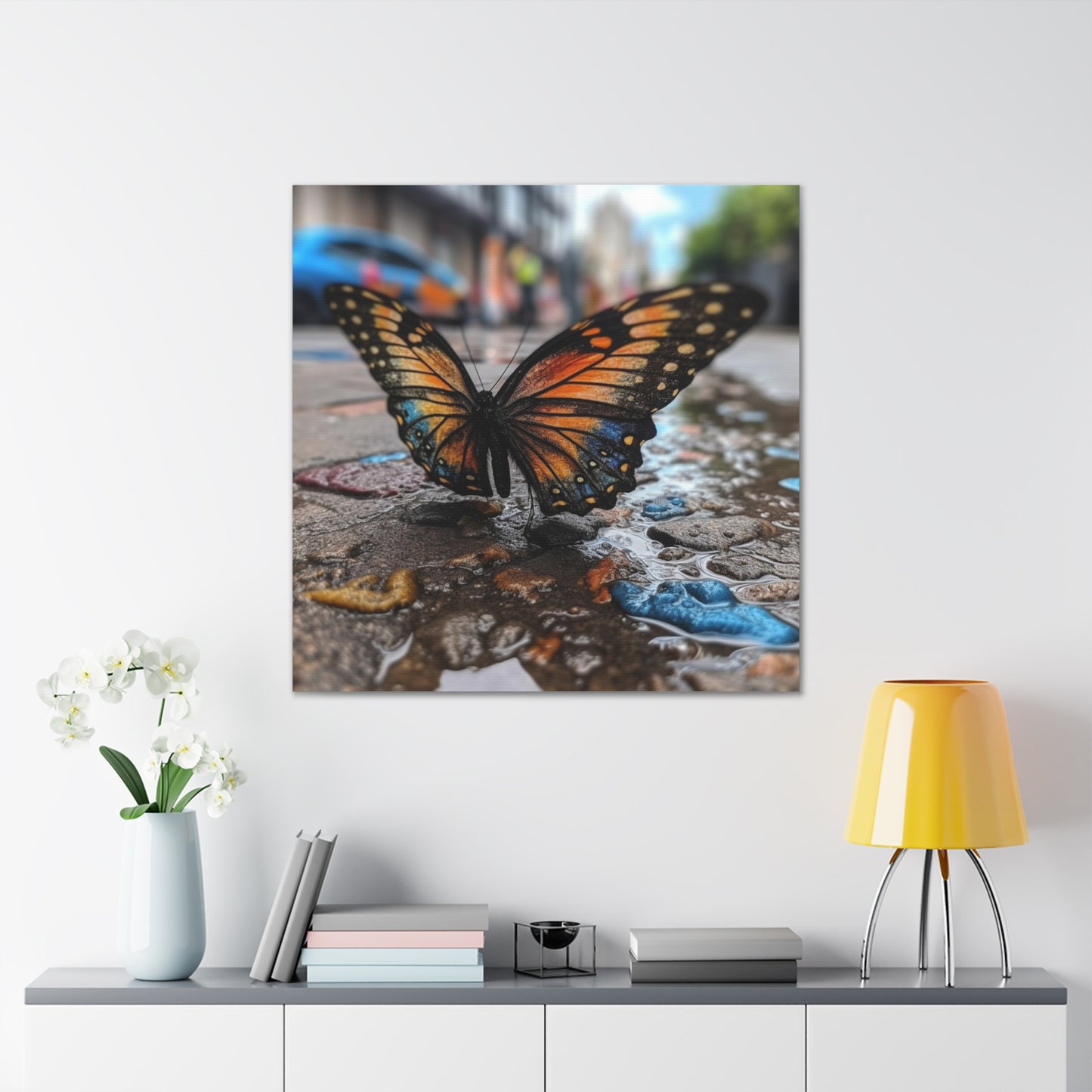 Canvas Gallery Wraps Water Butterfly Street 4