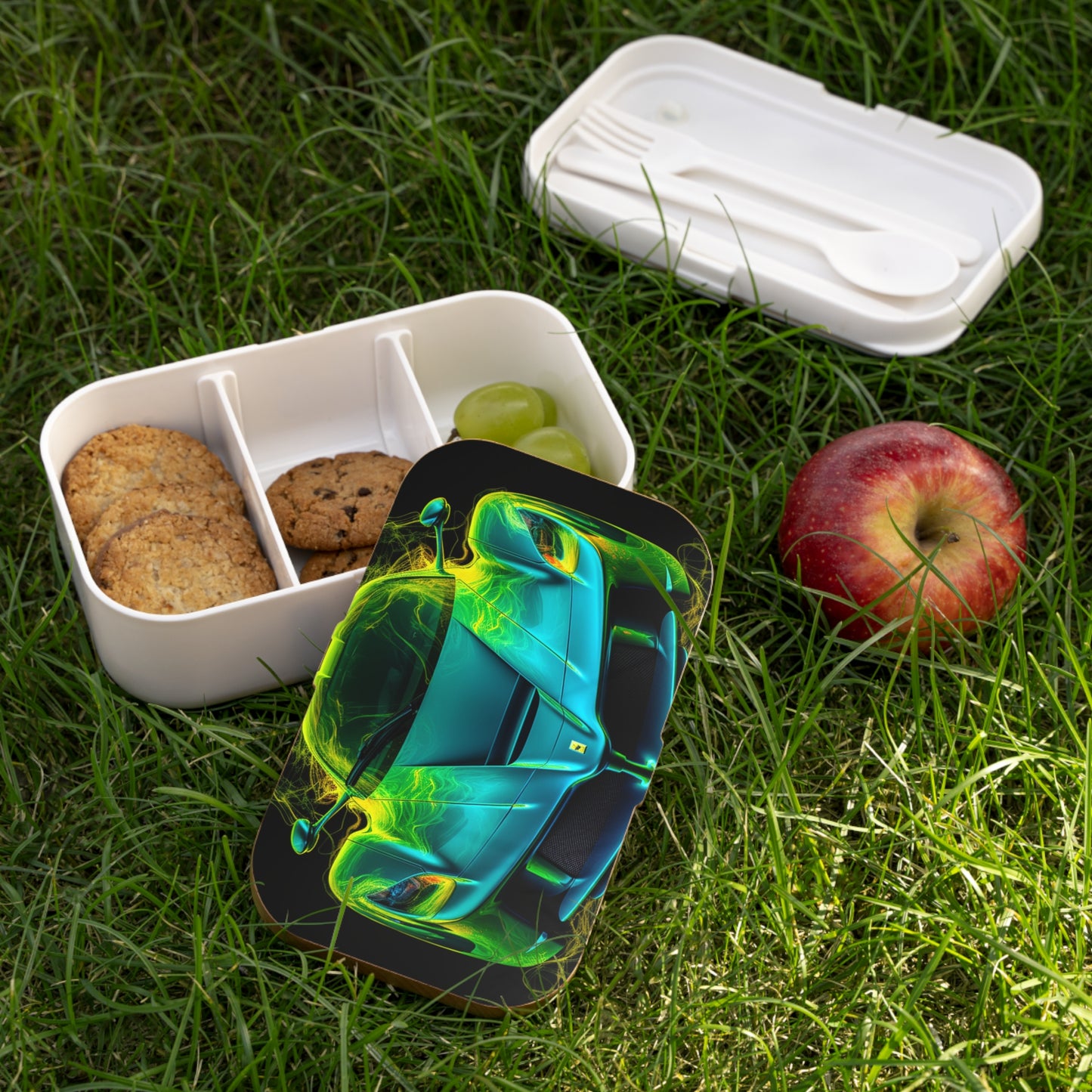 Bento Lunch Box Ferrari Neon 2