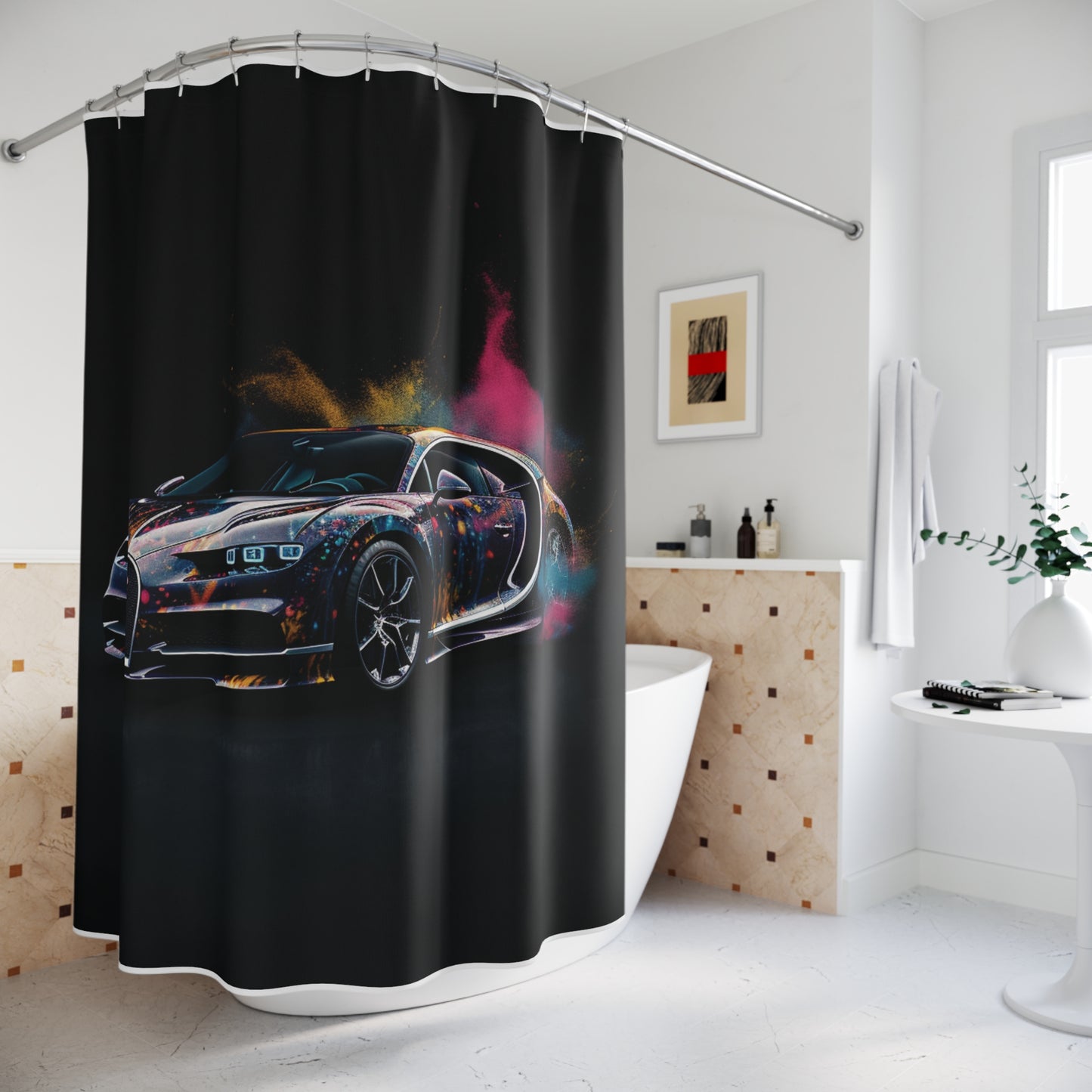Polyester Shower Curtain Hyper Bugatti 4