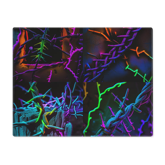 Placemat, 1pc Macro Neon Barbs 5