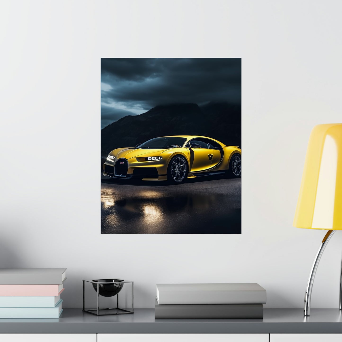 Premium Matte Vertical Posters Bugatti Real Look 4