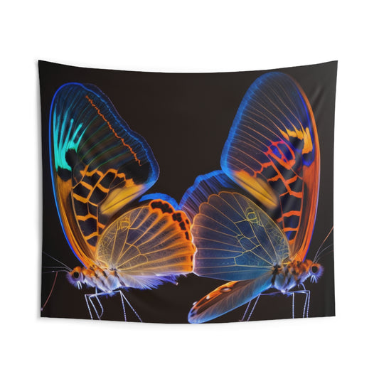 Indoor Wall Tapestries Neon Glo Butterfly 2