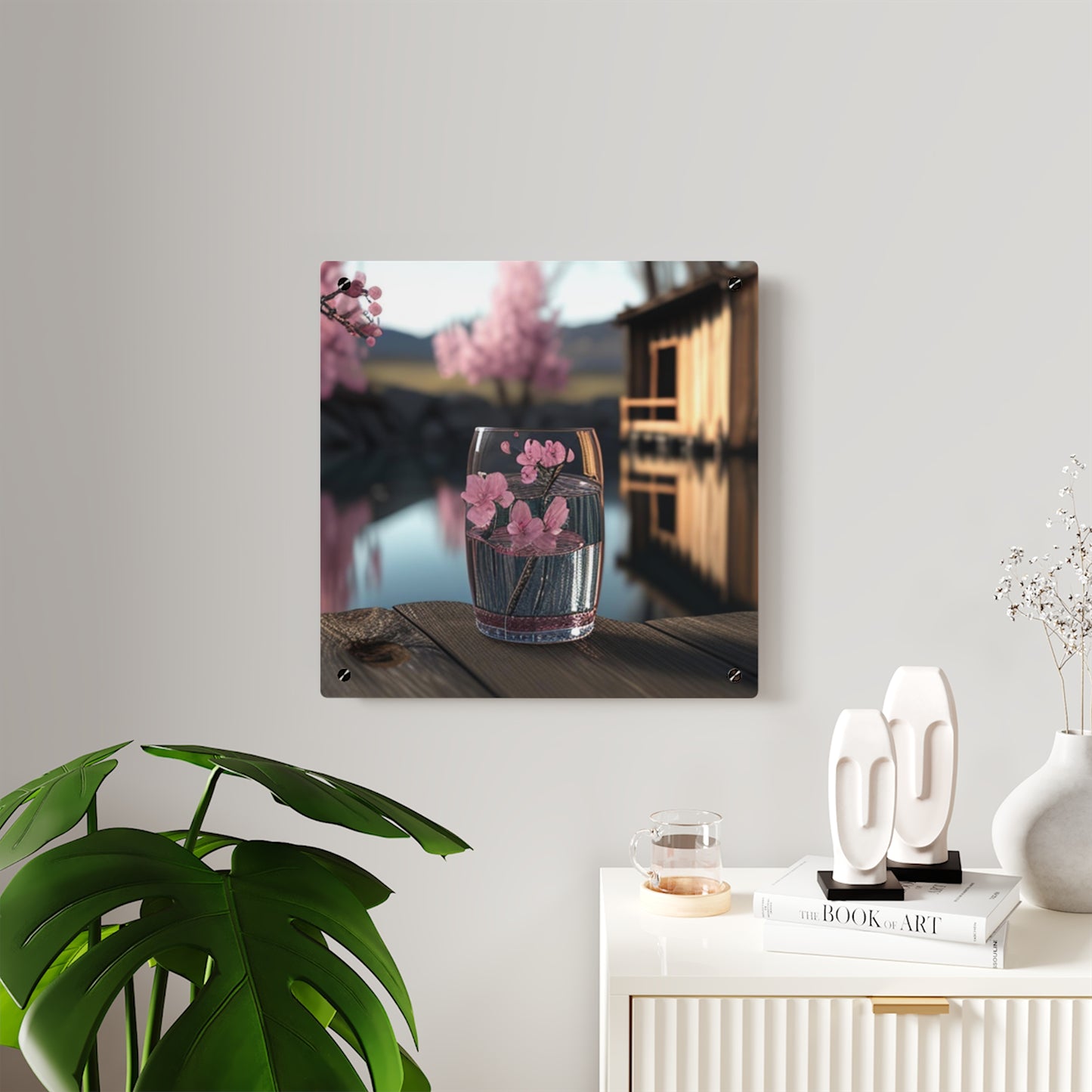 Acrylic Wall Art Panels Cherry Blossom 1