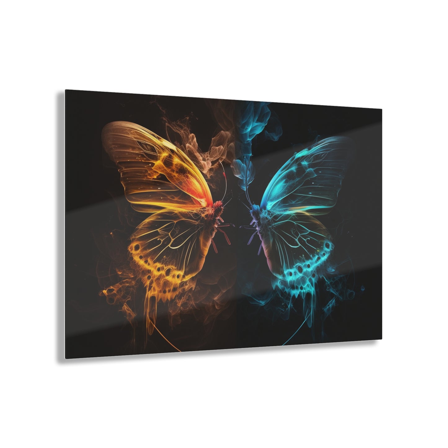 Acrylic Prints Kiss Neon Butterfly 8