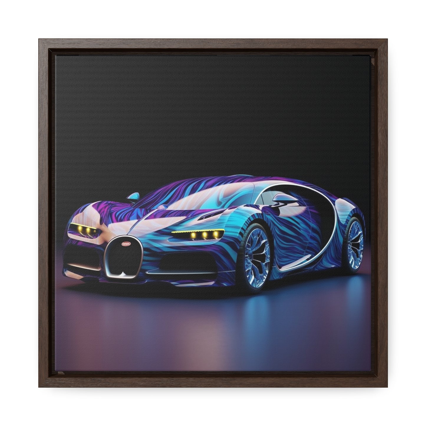 Gallery Canvas Wraps, Square Frame Bugatti Abstract Flair 3