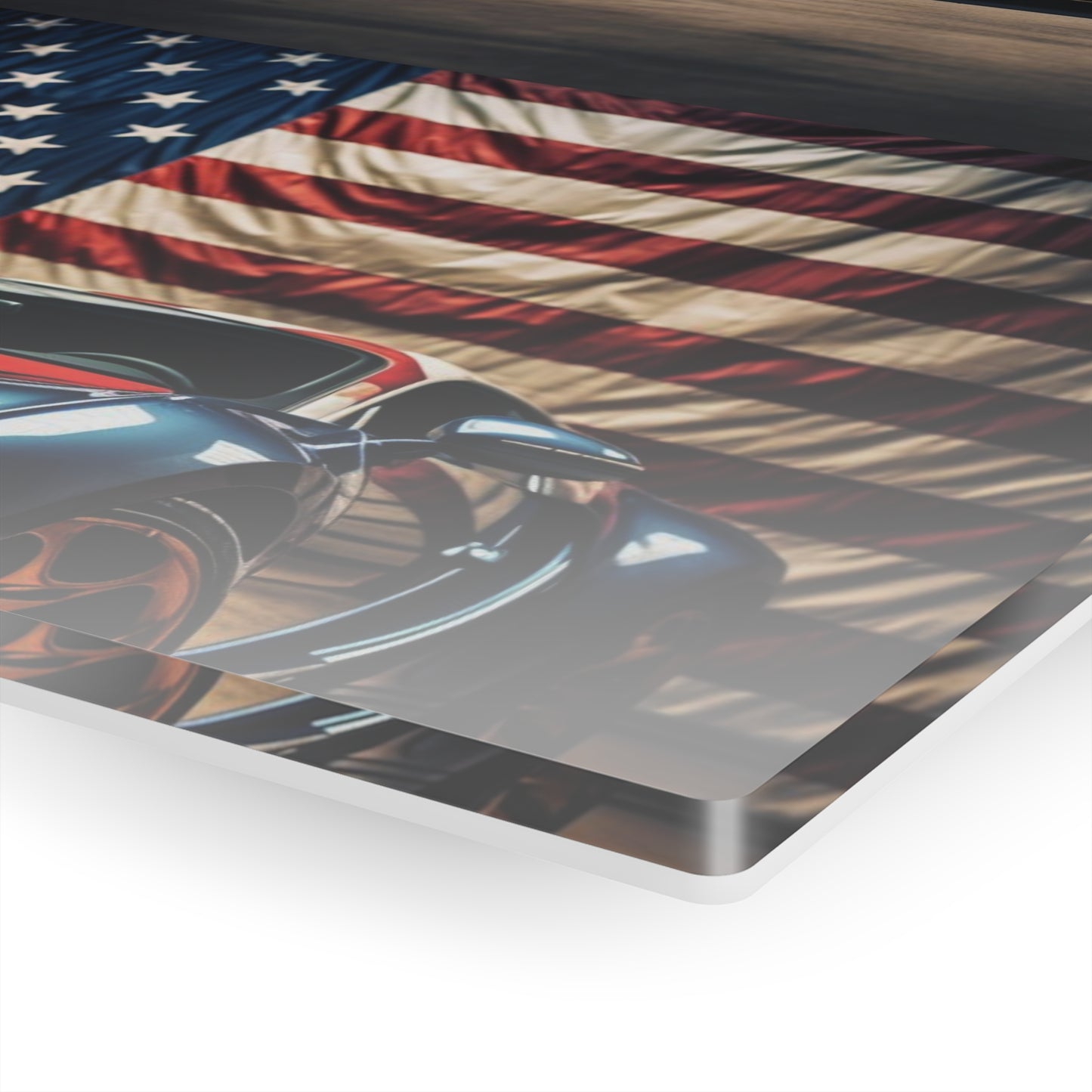 Acrylic Prints Bugatti Flag American 5