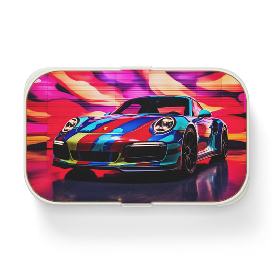 Bento Lunch Box Macro American Flag Porsche 1