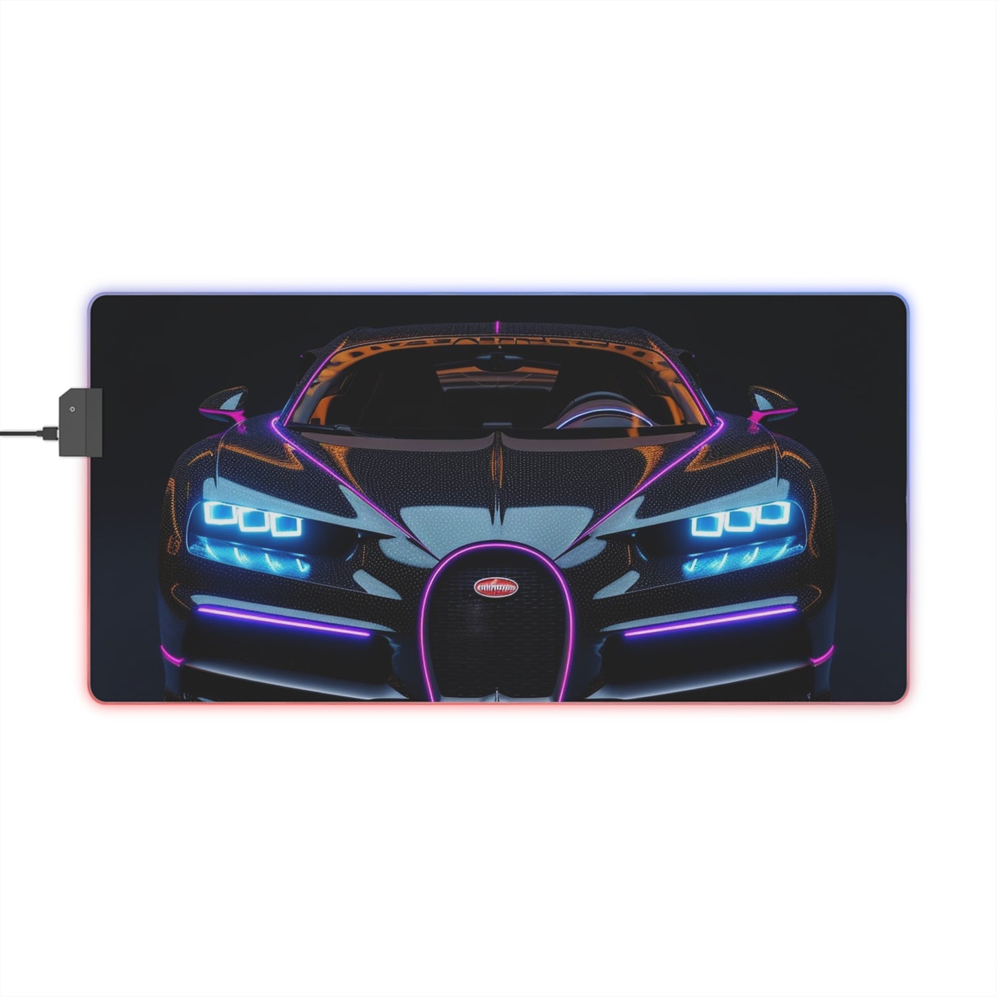 LED Gaming Mouse Pad Hyper Bugatti Chiron 2