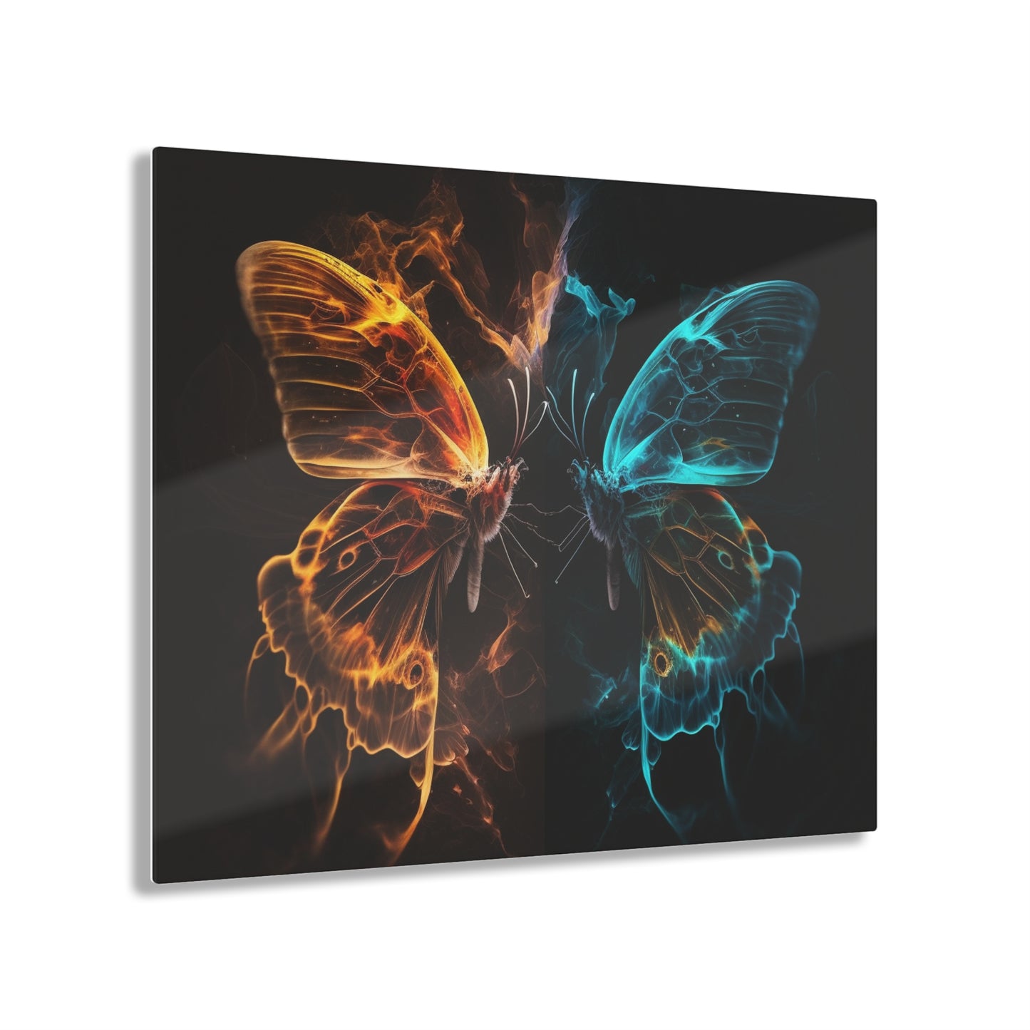 Acrylic Prints Kiss Neon Butterfly 6