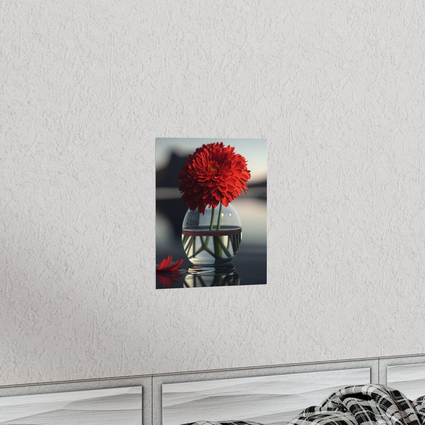 Premium Matte Vertical Posters Chrysanthemum 2