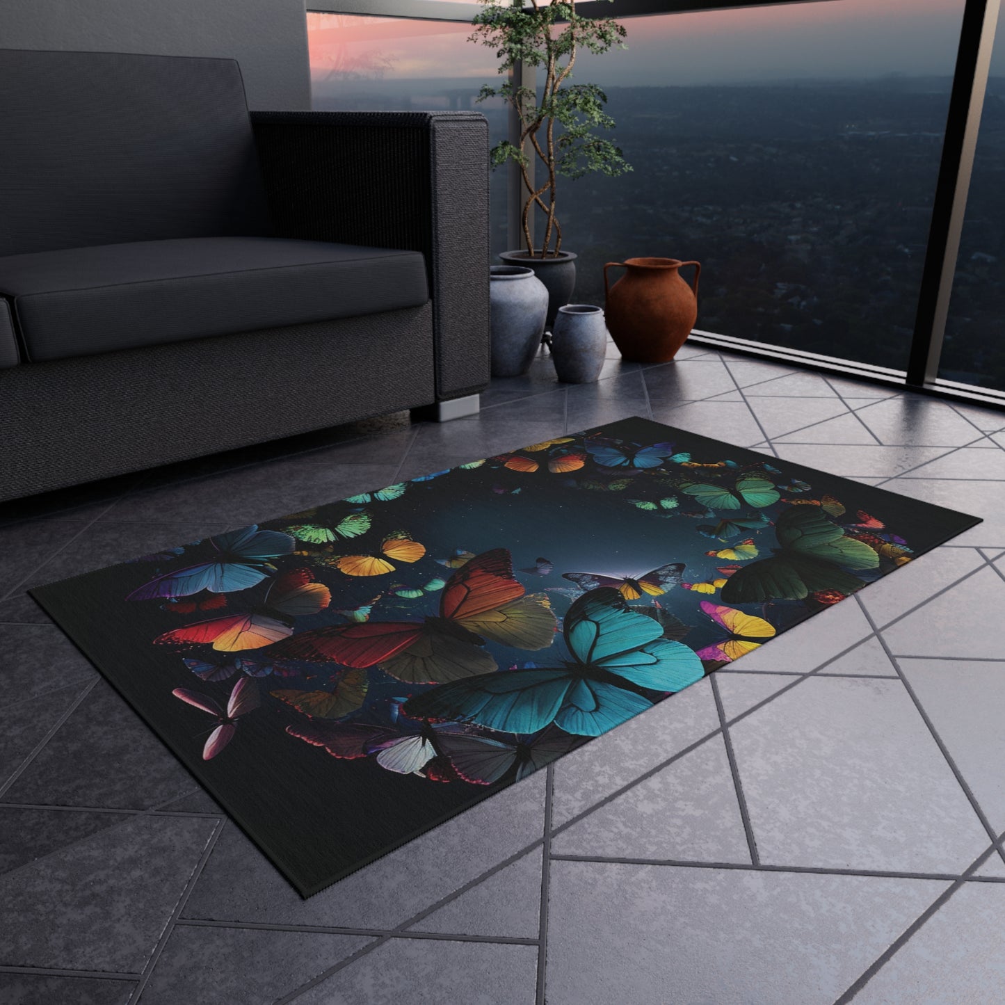 Outdoor Rug  Moon Butterfly 3