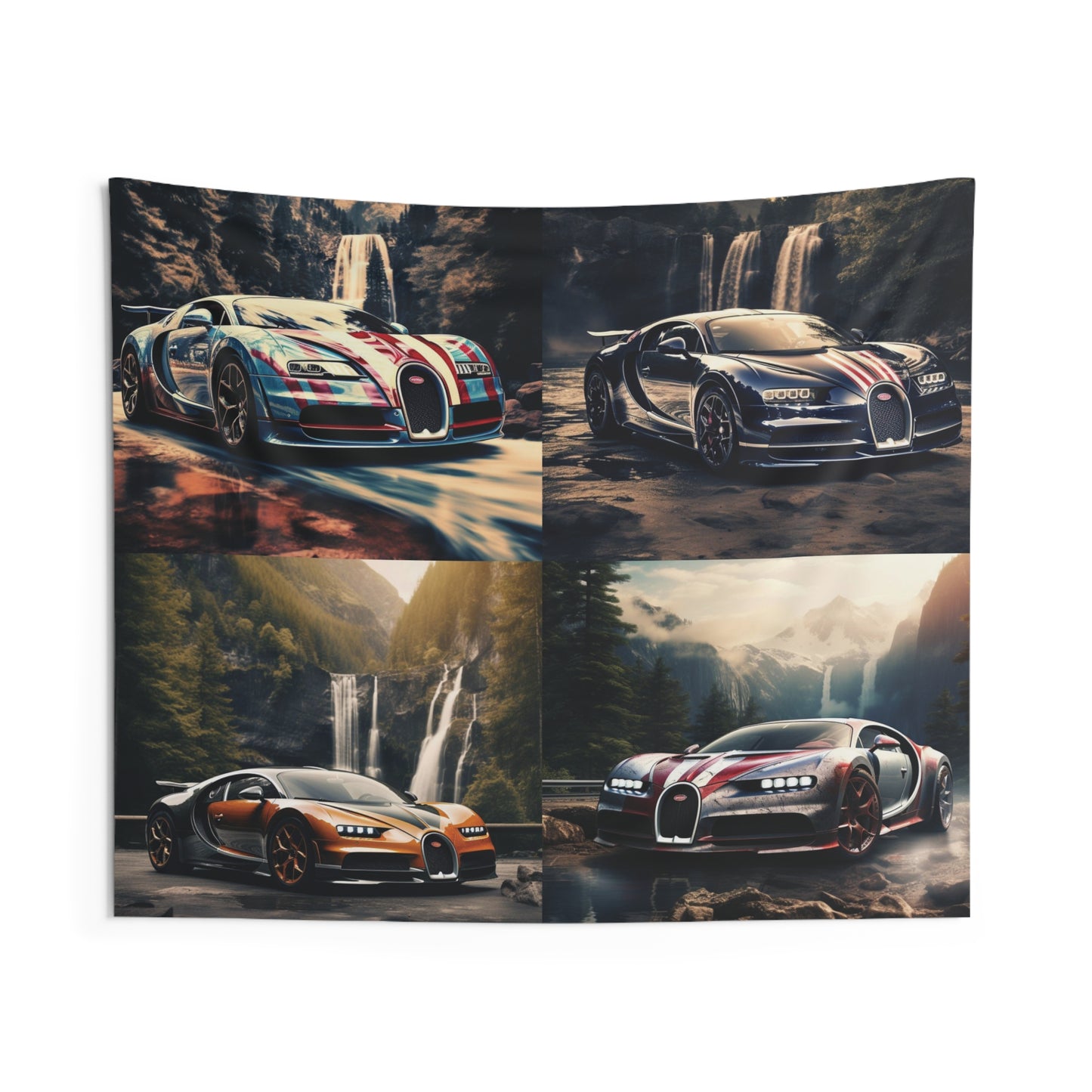 Indoor Wall Tapestries Bugatti Waterfall 5