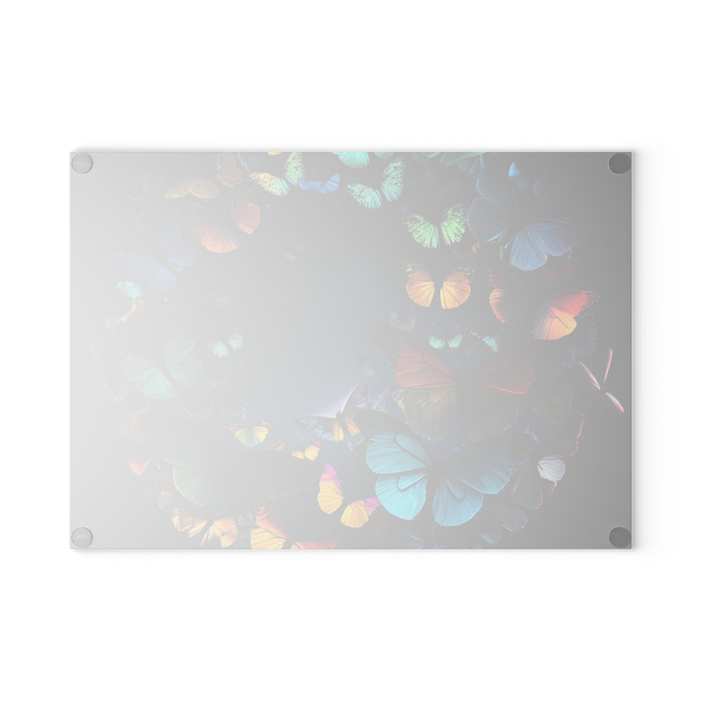 Glass Cutting Board Moon Butterfly 3