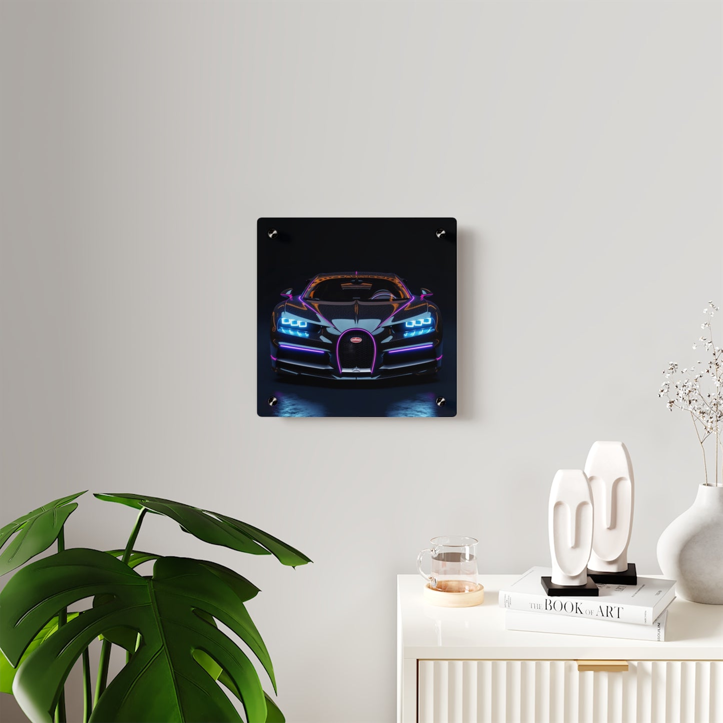 Acrylic Wall Art Panels Hyper Bugatti Chiron 2