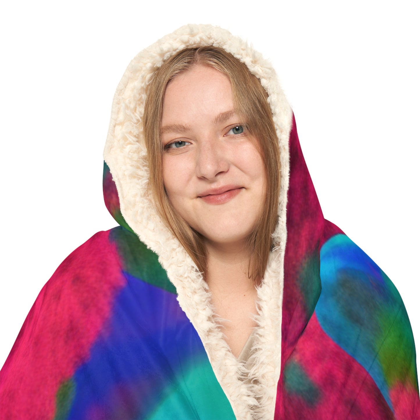 Snuggle Hooded Blanket Florescent Bugatti Flair 4