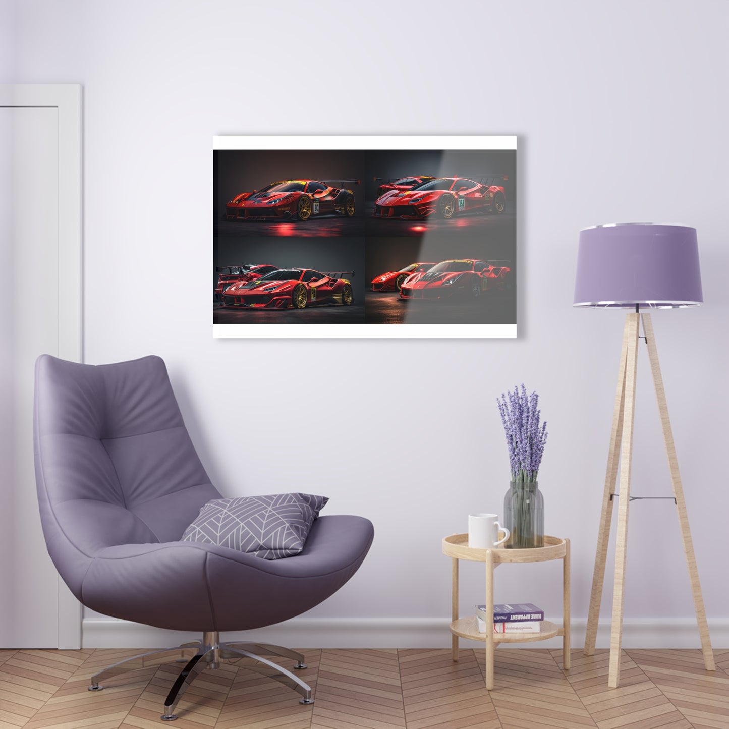 Acrylic Prints Ferrari Red 5