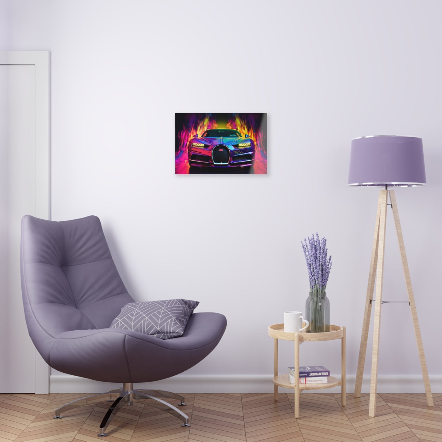 Acrylic Prints Florescent Bugatti Flair 3