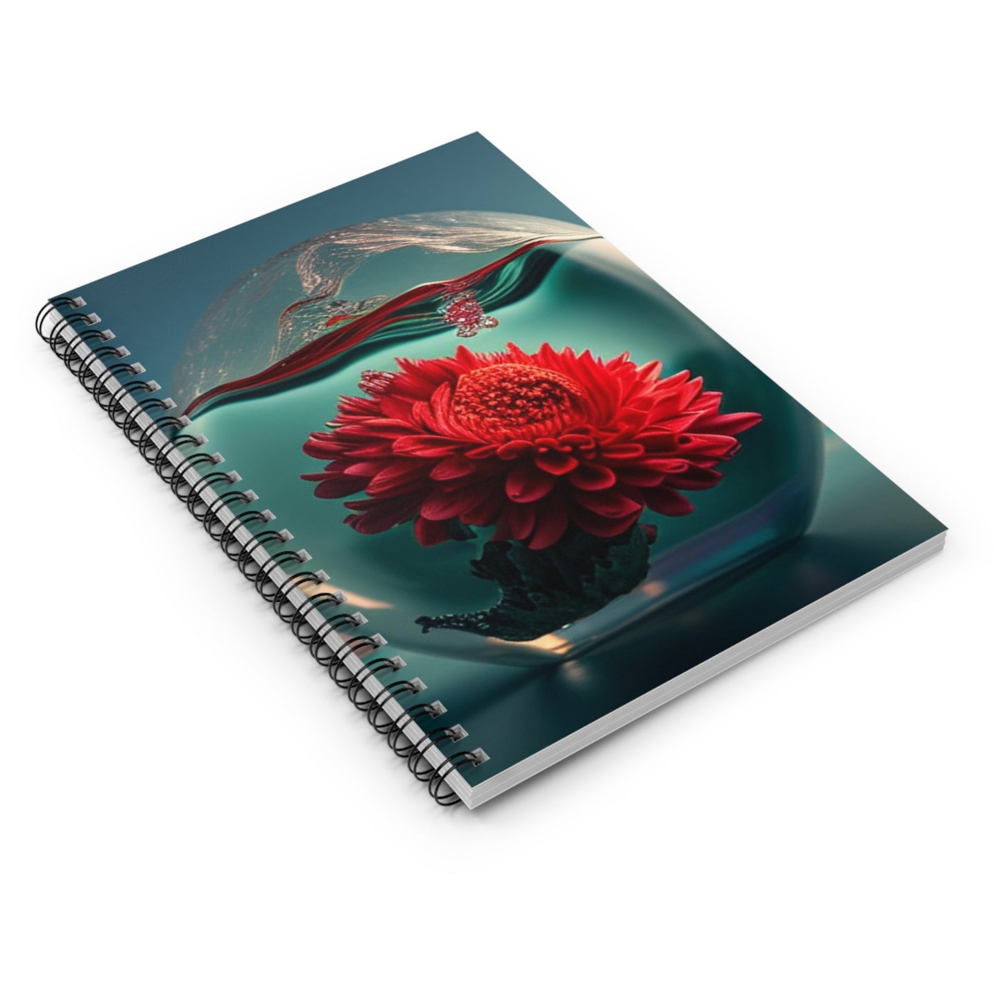 Spiral Notebook - Ruled Line Chrysanthemum 4
