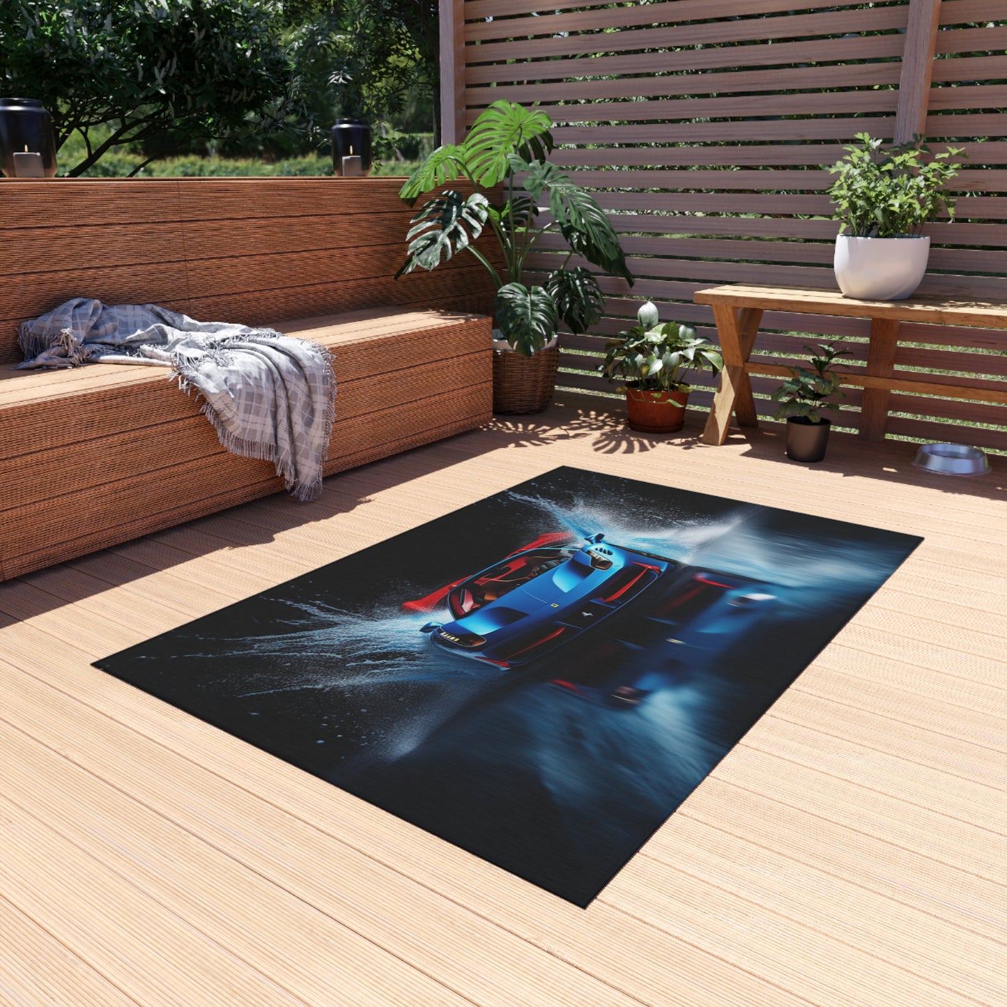 Outdoor Rug  Ferrari Water Splash 1