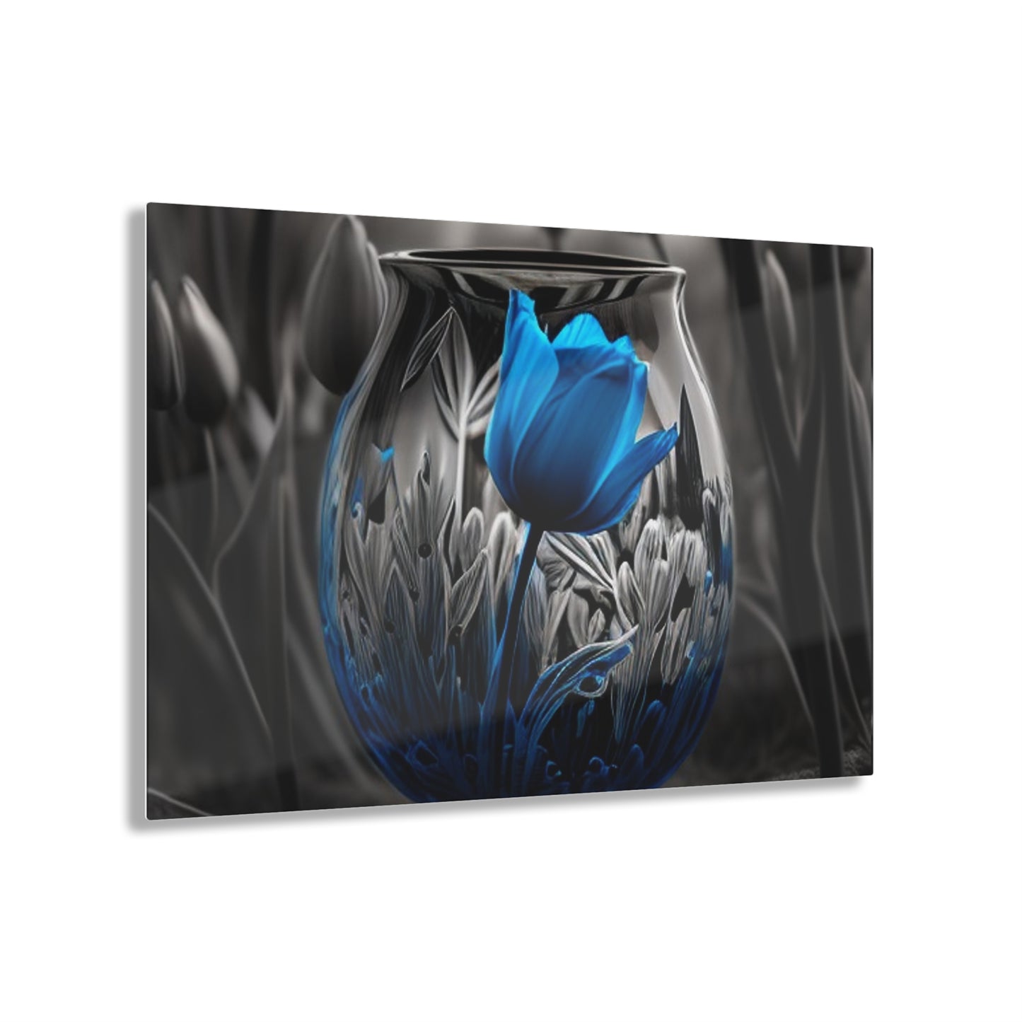 Acrylic Prints Tulip Blue 1