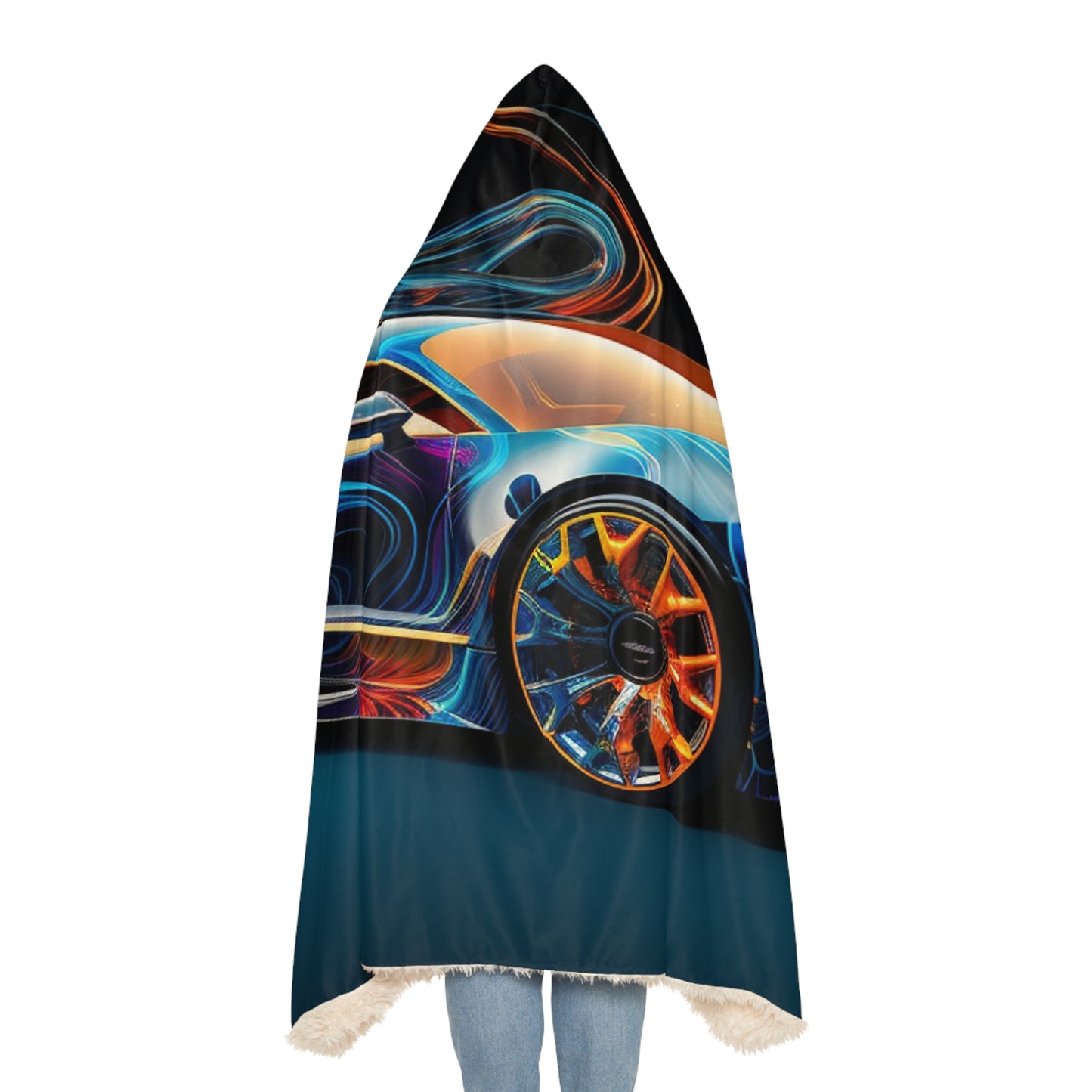 Snuggle Hooded Blanket Bugatti Abstract Flair 2