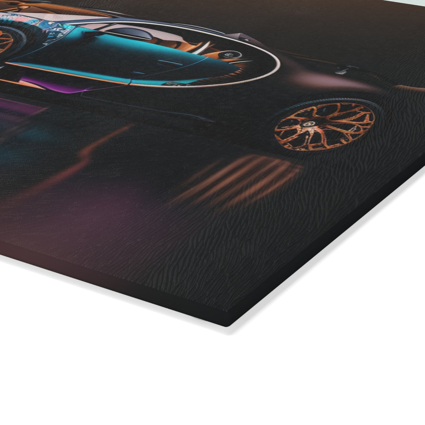 Glass Cutting Board Bugatti Blue 2