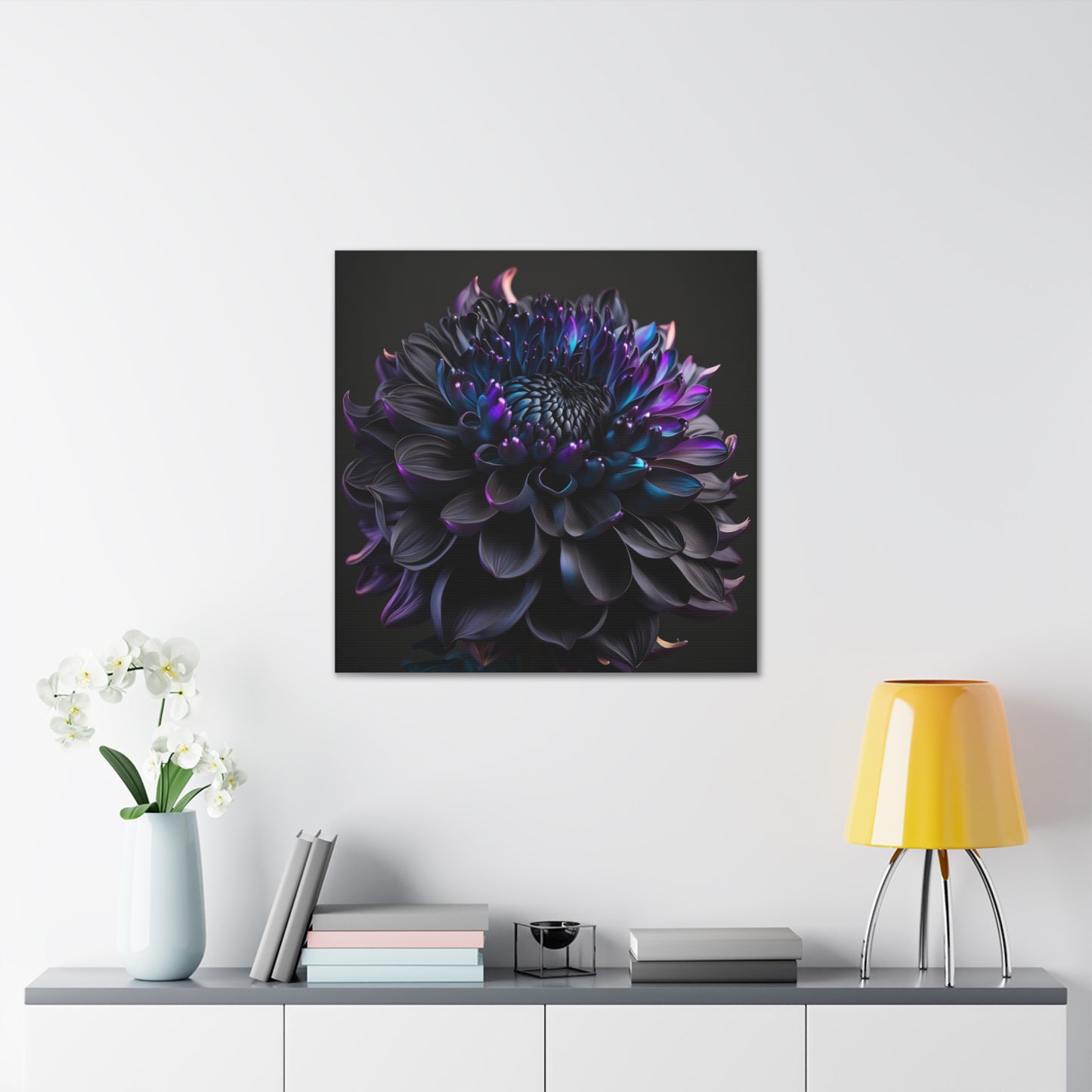 Canvas Gallery Wraps Dahlia Purple 2