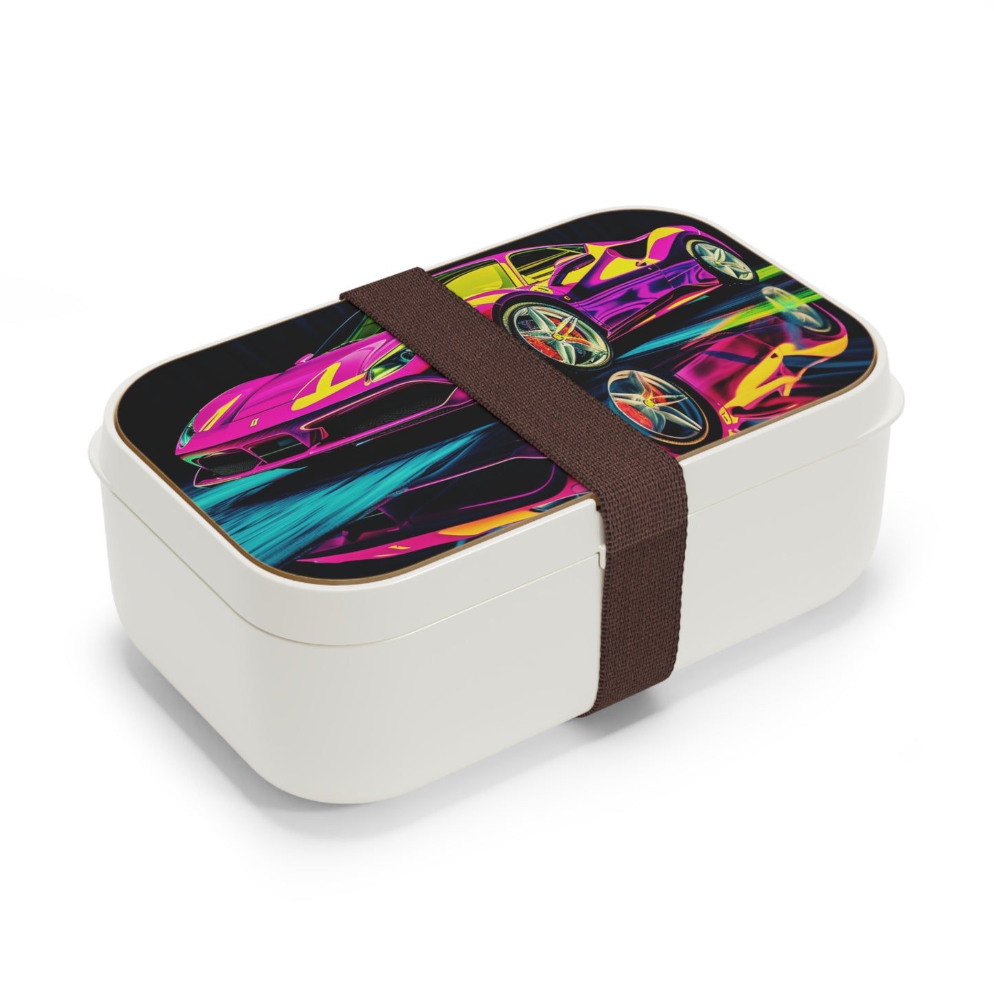 Bento Lunch Box Pink Ferrari Macro 3