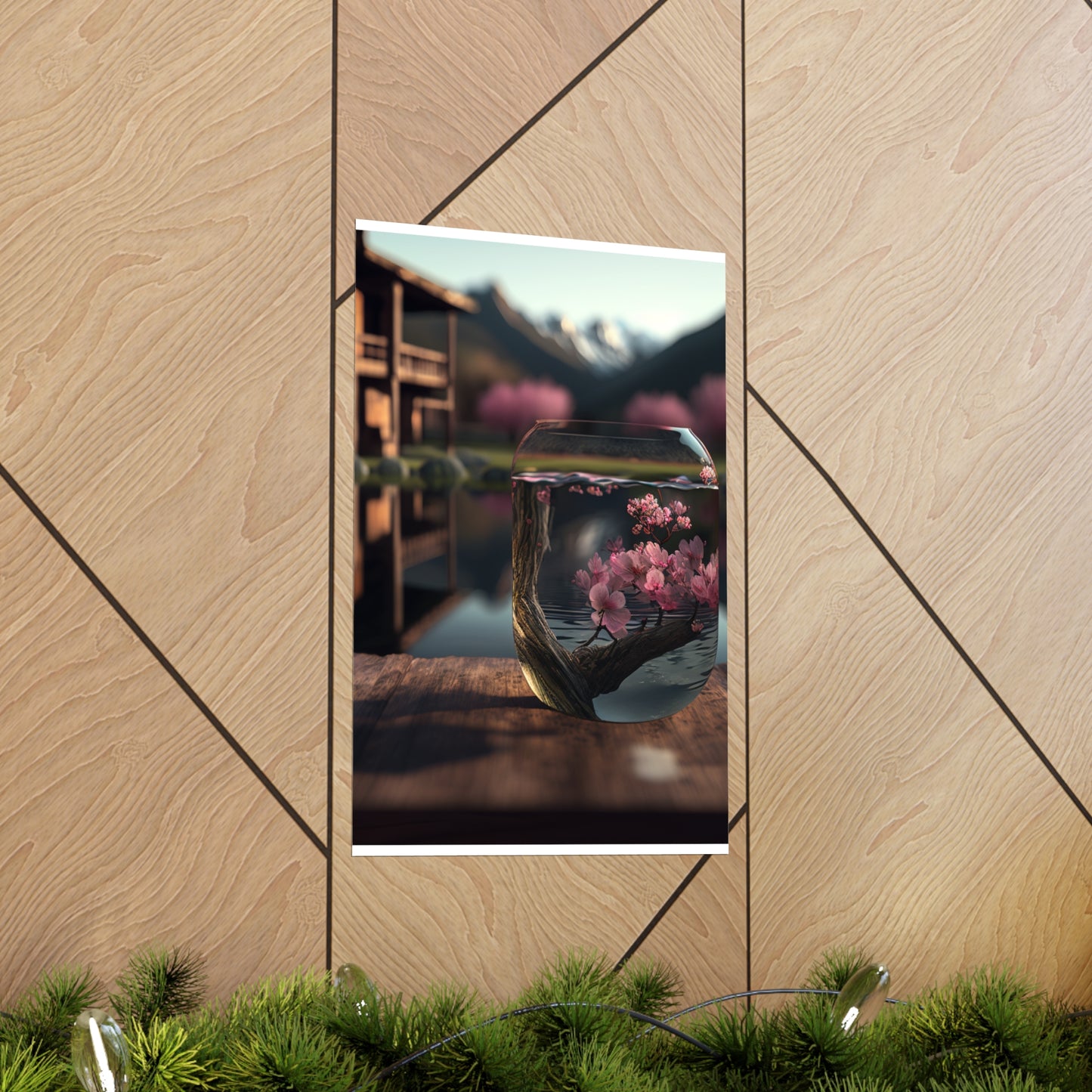 Premium Matte Vertical Posters Cherry Blossom 3