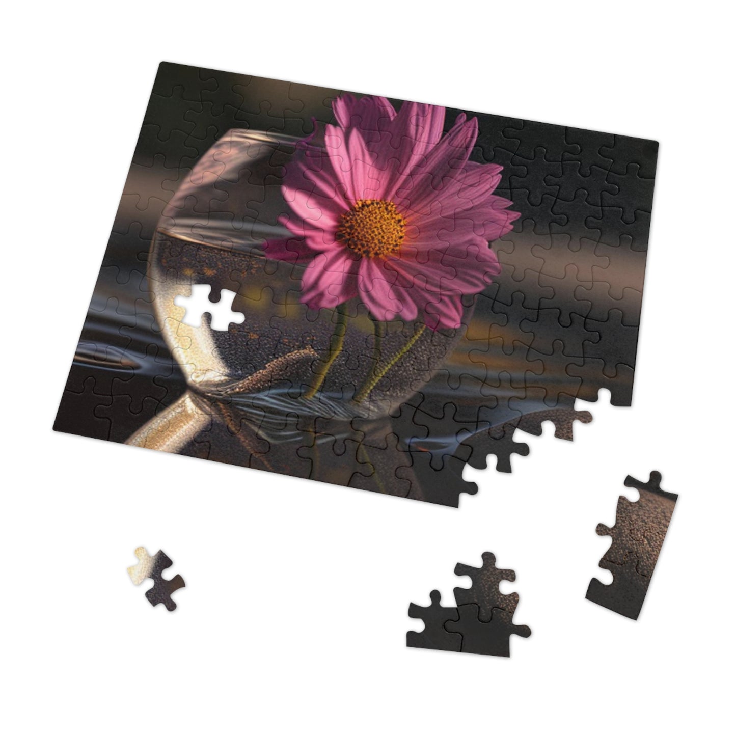 Jigsaw Puzzle (30, 110, 252, 500,1000-Piece) Pink Daisy 4
