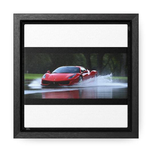 Gallery Canvas Wraps, Square Frame Water Ferrari Splash 2