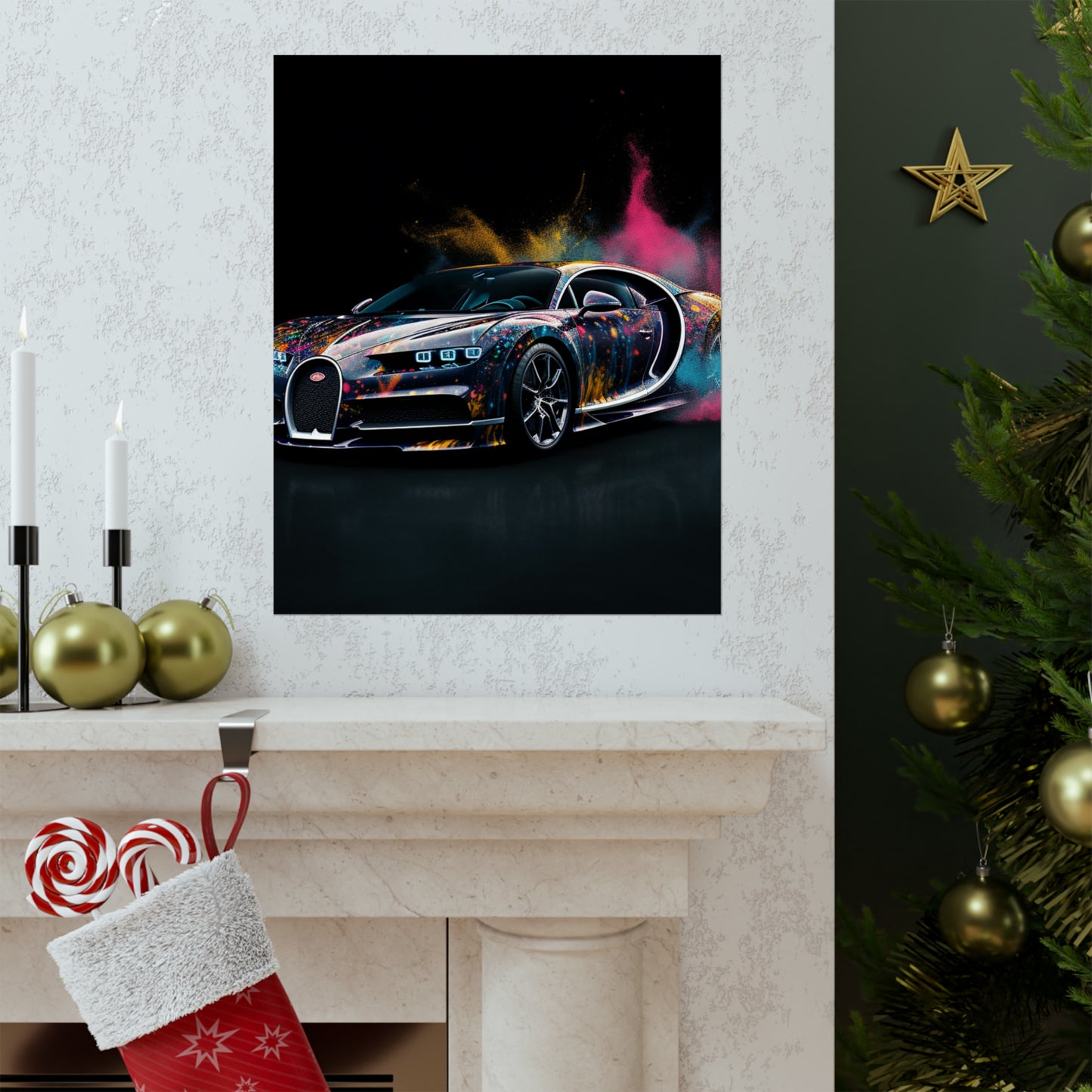 Premium Matte Vertical Posters Hyper Bugatti 4