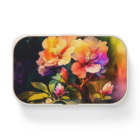 Bento Lunch Box Bright Spring Flowers 2