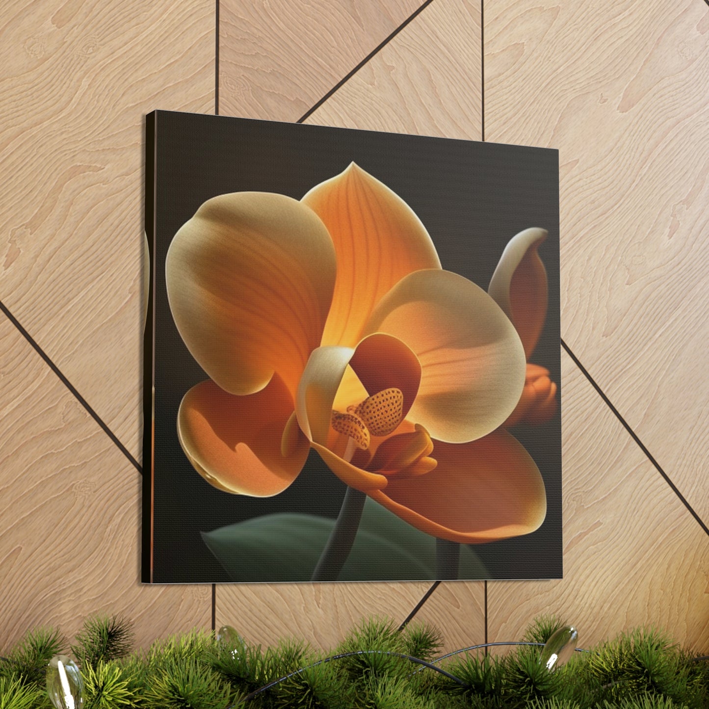 Canvas Gallery Wraps Orange Orchid 4
