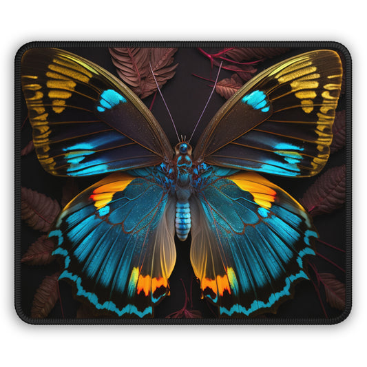 Gaming Mouse Pad  Neon Butterfly Flair 1