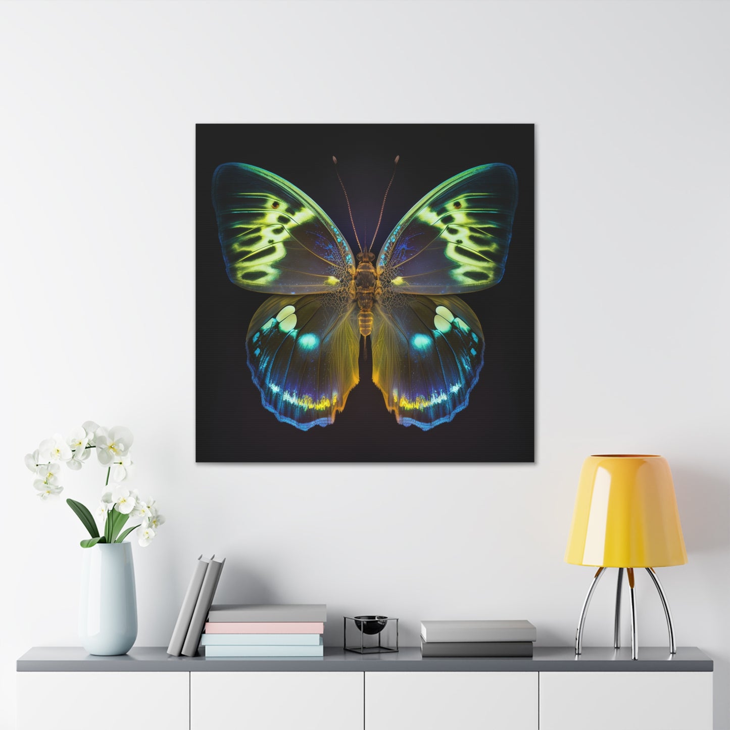 Canvas Gallery Wraps Neon Hue Butterfly 1