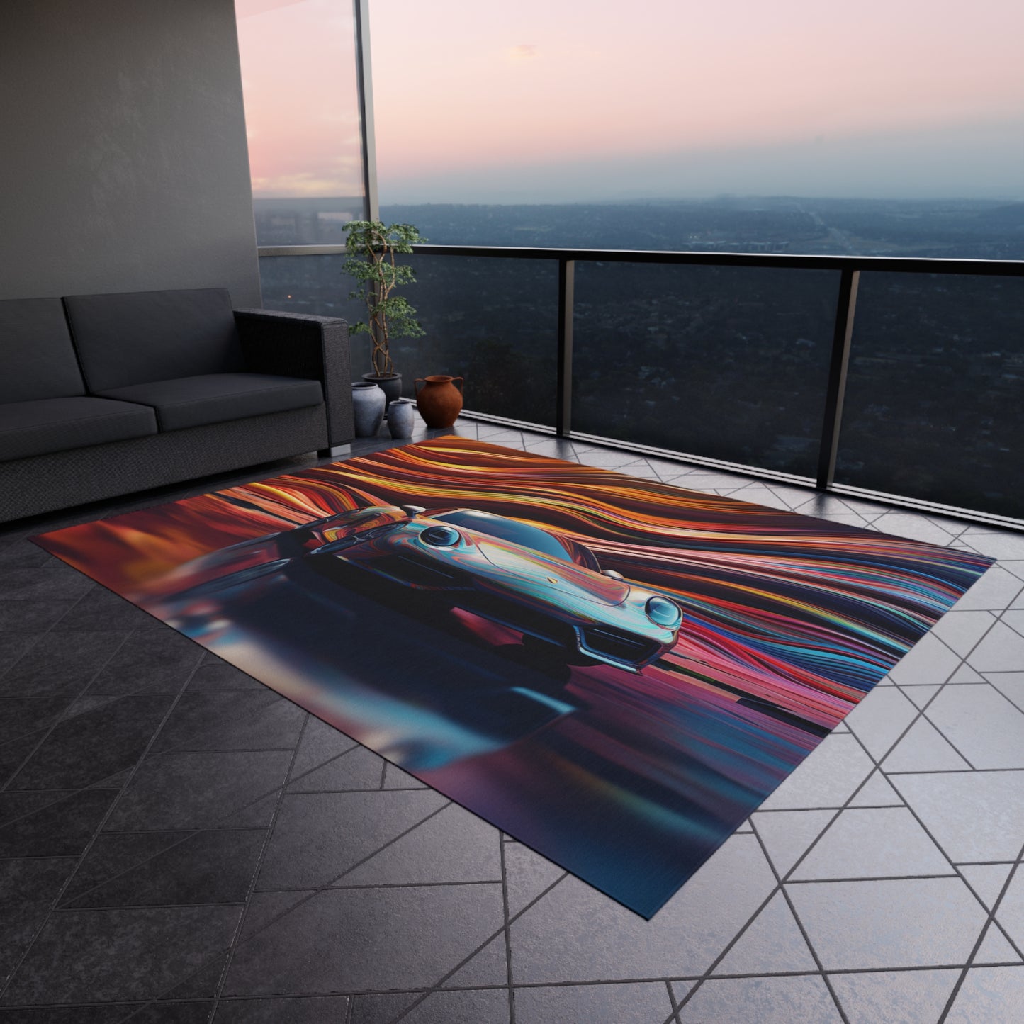 Outdoor Rug  Porsche Water Fusion 1