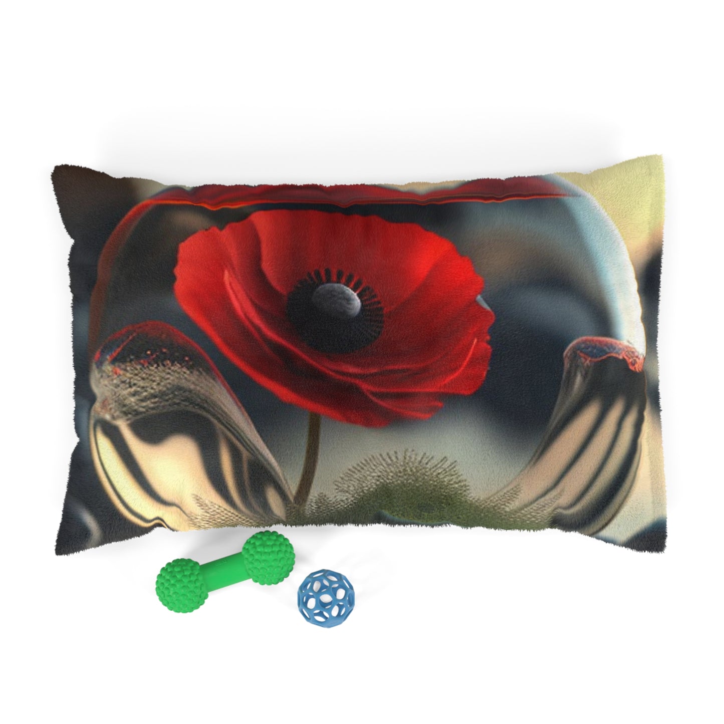 Pet Bed Red Anemone in a Vase 3