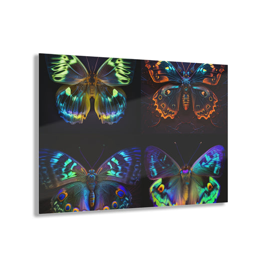 Acrylic Prints Neon Hue Butterfly 5