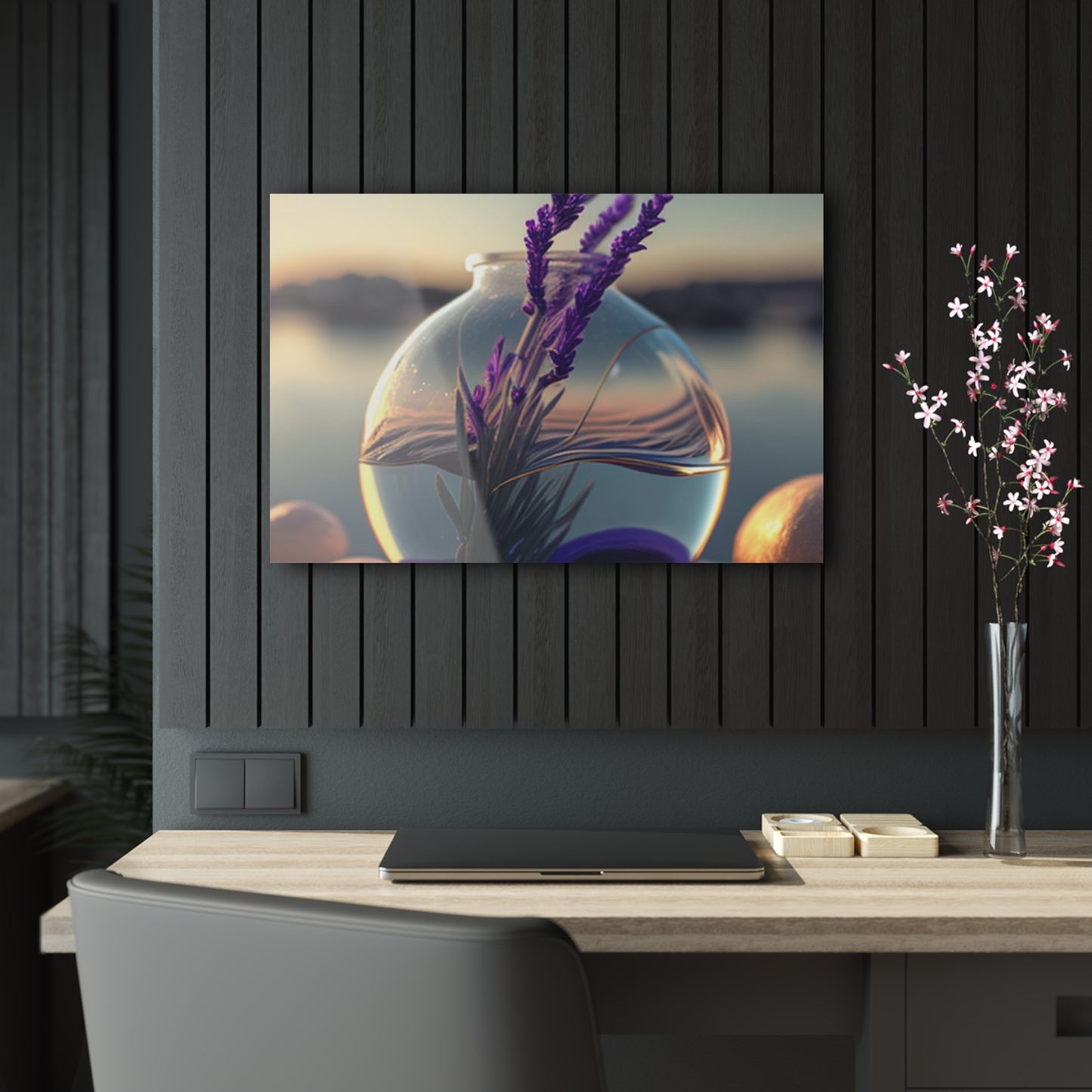 Acrylic Prints Lavender in a vase 3