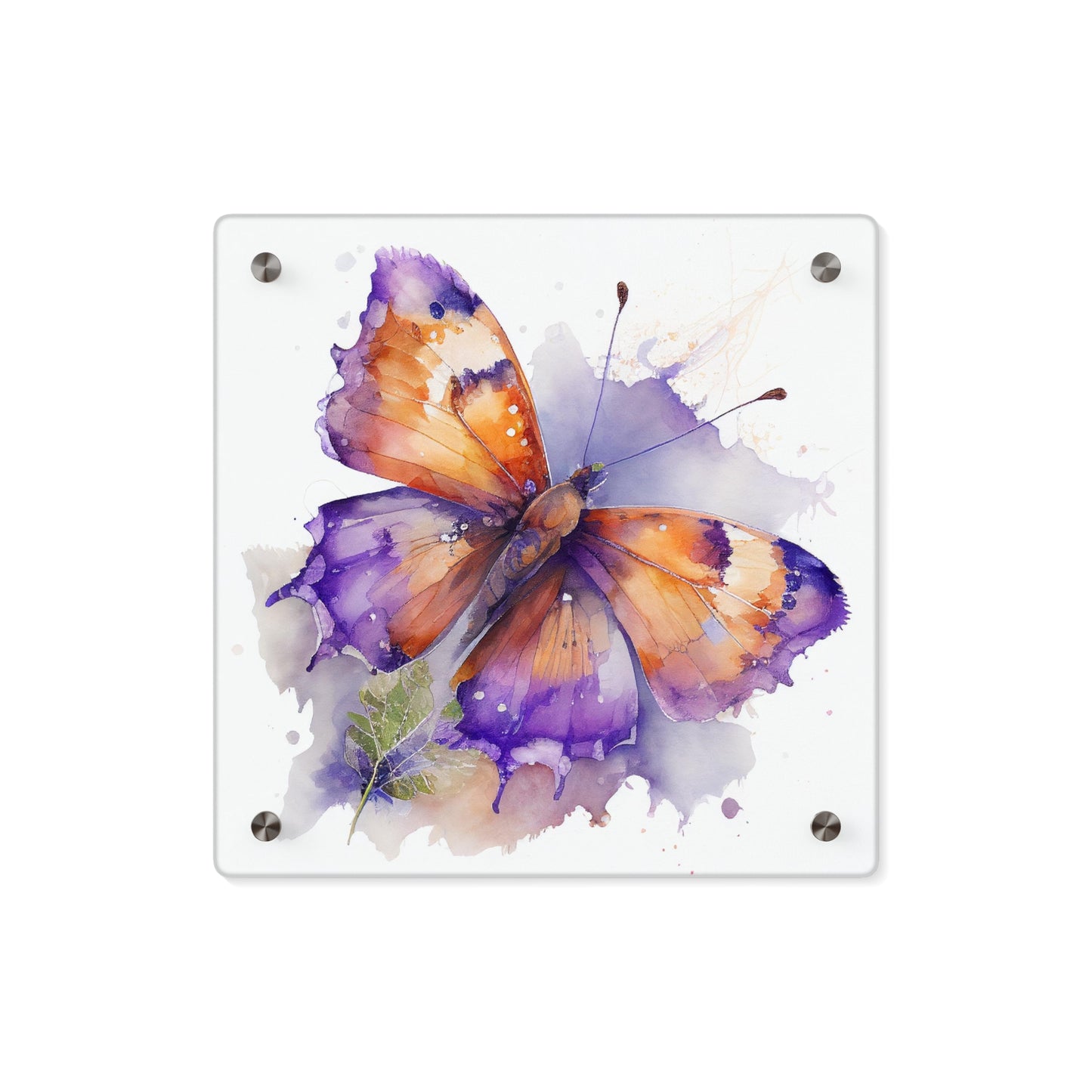 Acrylic Wall Art Panels MerlinRose Watercolor Butterfly 2